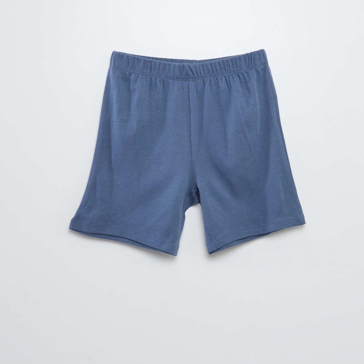 Ensemble pyjama court t-shirt + short avec imprimés - 2 pièces BLANC