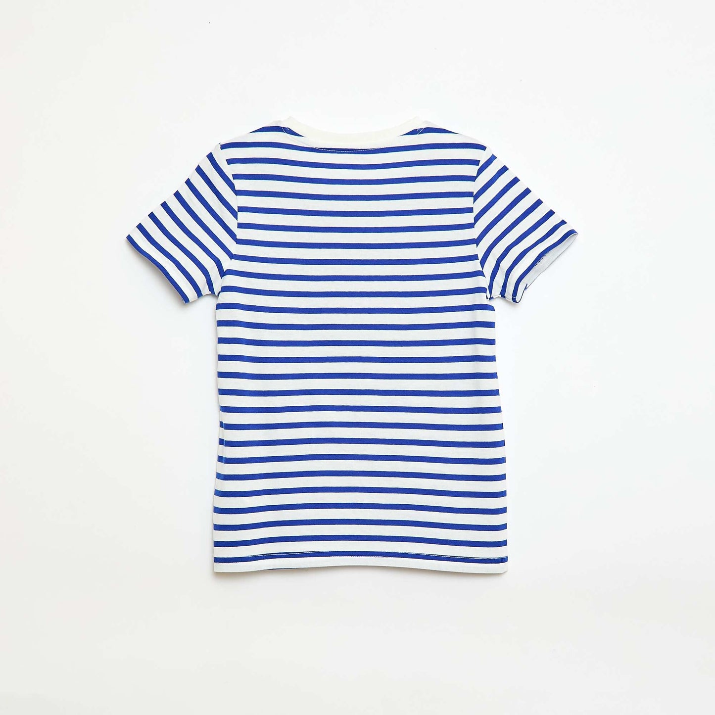 T-shirt manches courtes à motif BLEU