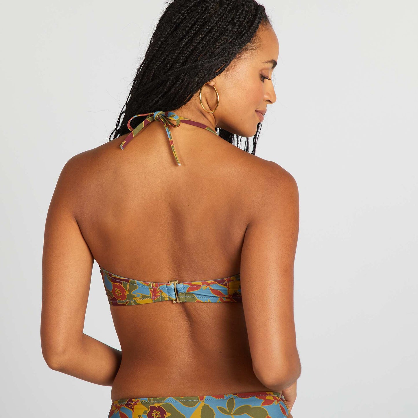 Soutien-gorge de bain fleuri à coques IMPRIMé FLEURI