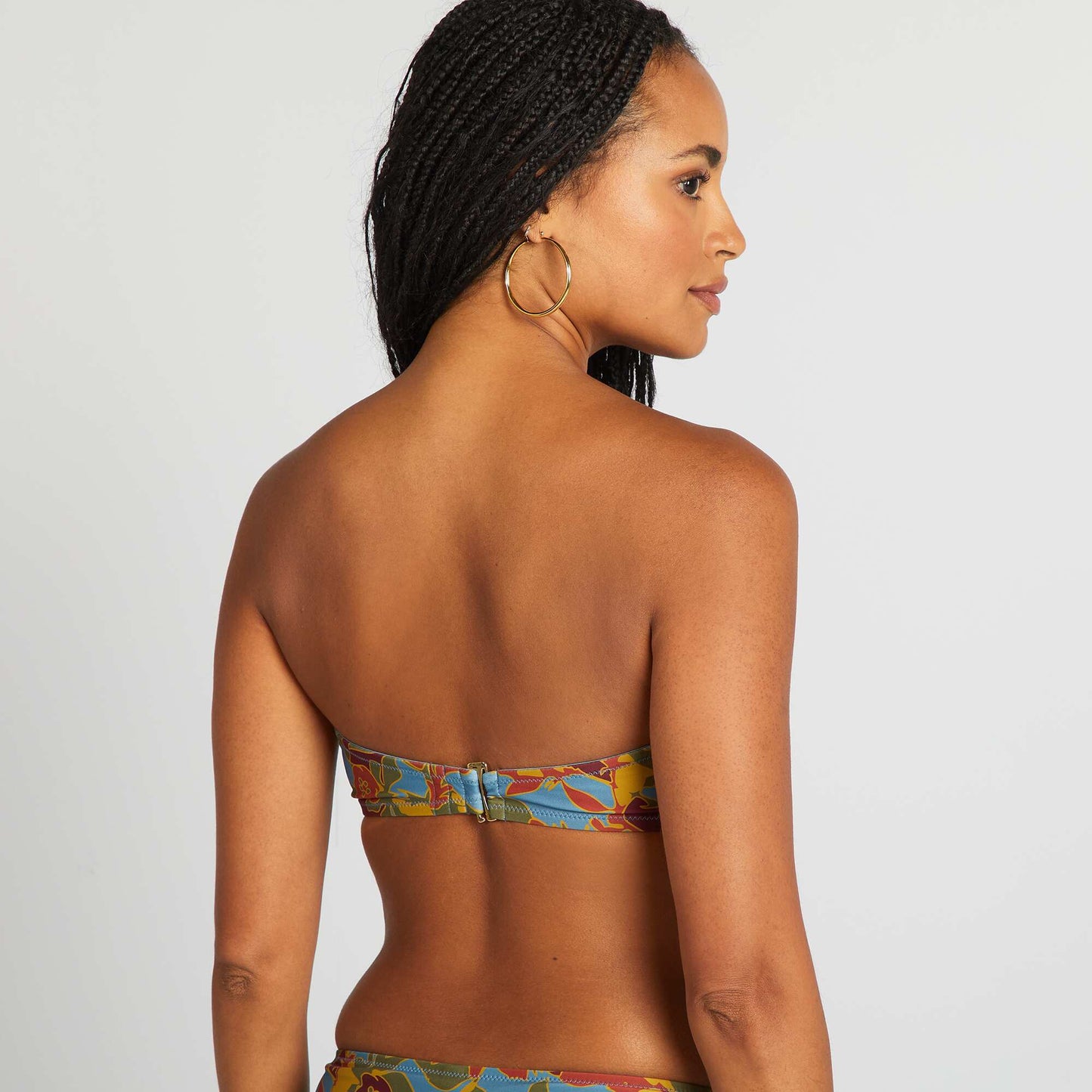 Soutien-gorge de bain fleuri à coques IMPRIMé FLEURI