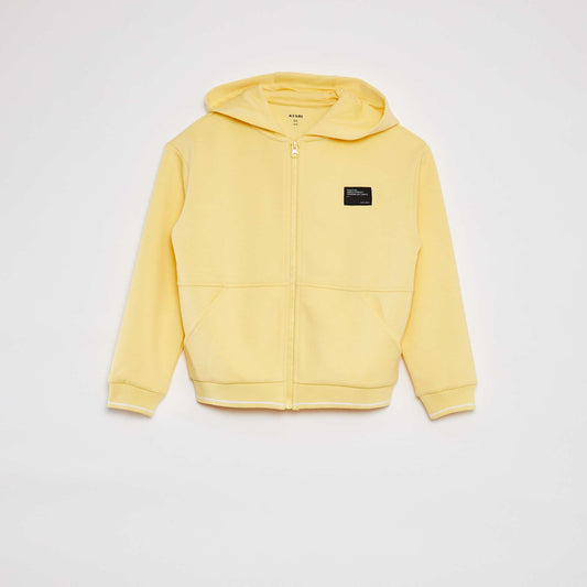 Sweat à capuche en matière douce NOIR