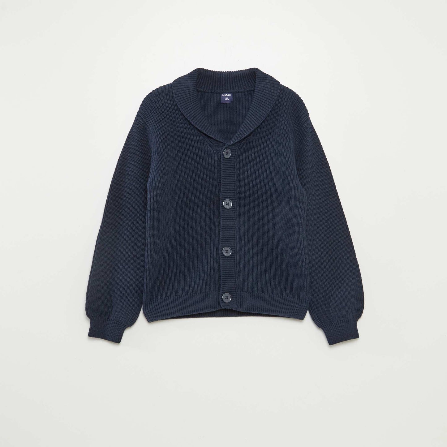 Gilet en maille tricot BLEU