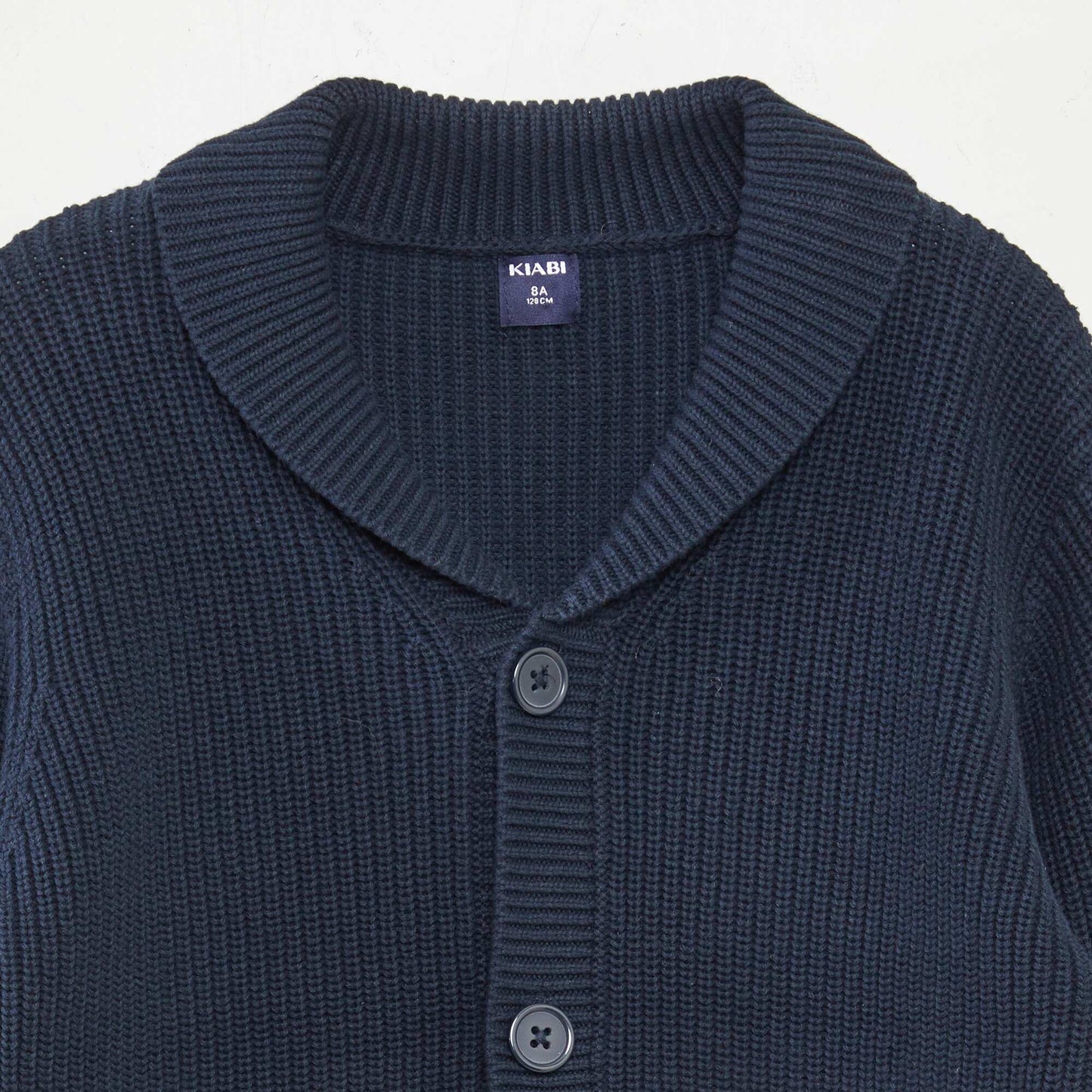 Gilet en maille tricot BLEU