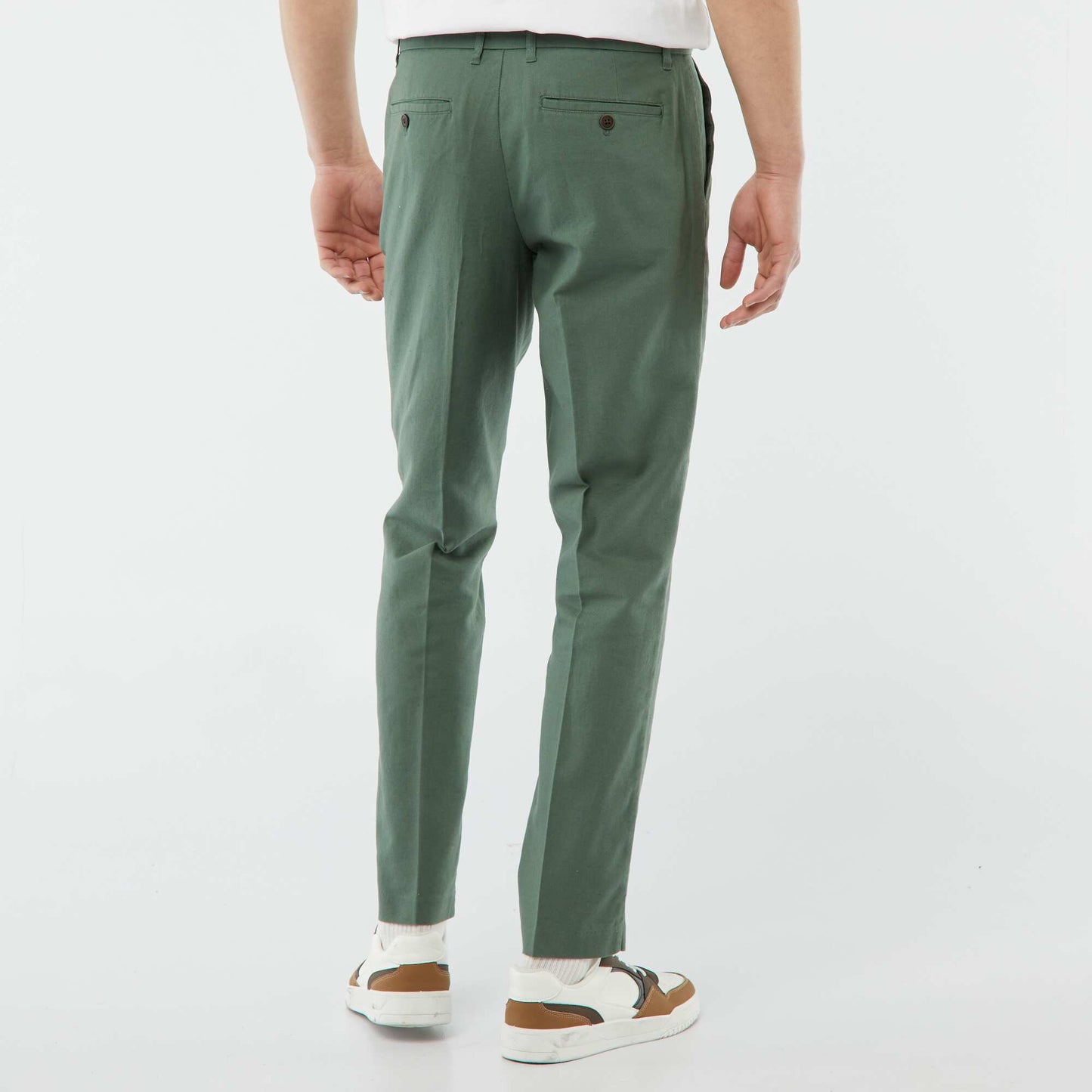 Pantalon de costume slim VERT