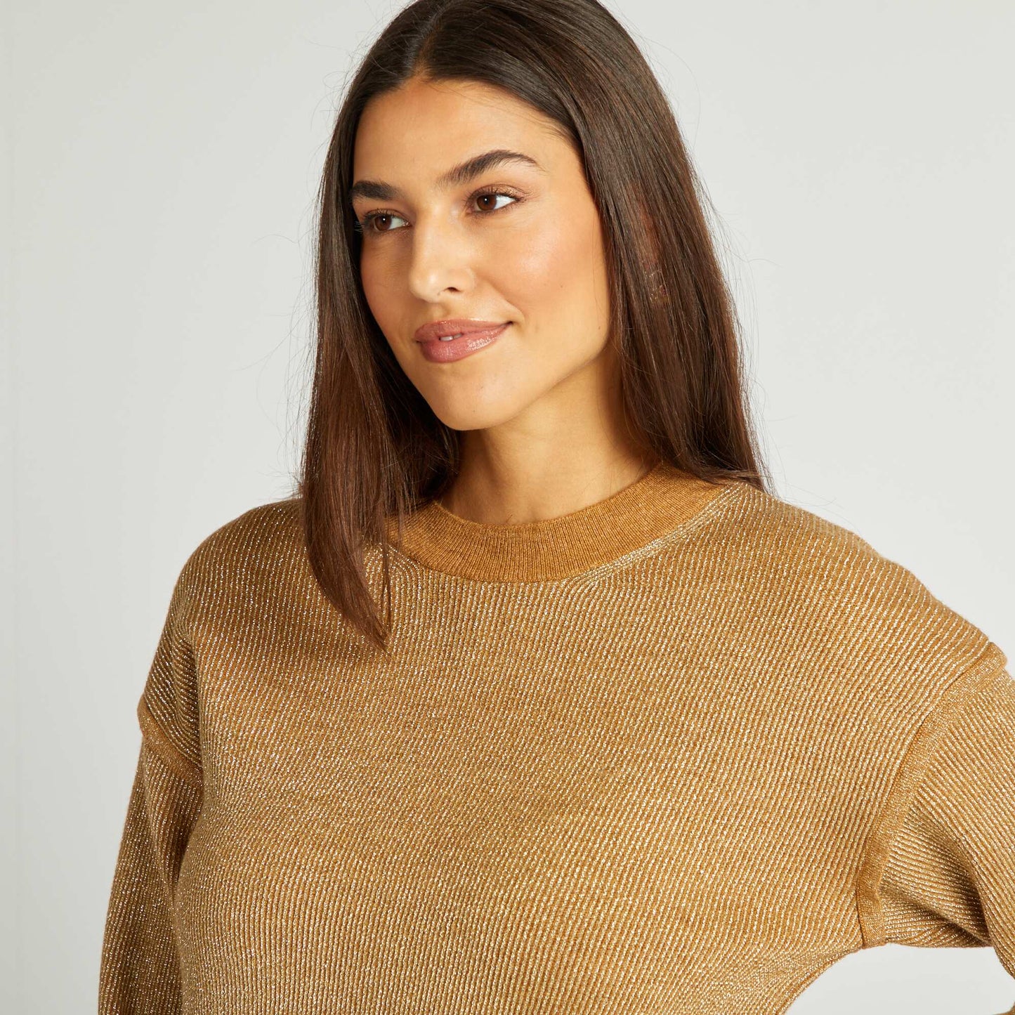 Pull en lurex doré Doré