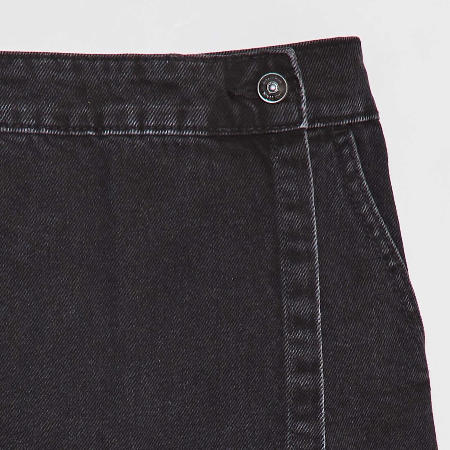 Jupe short en denim GRIS