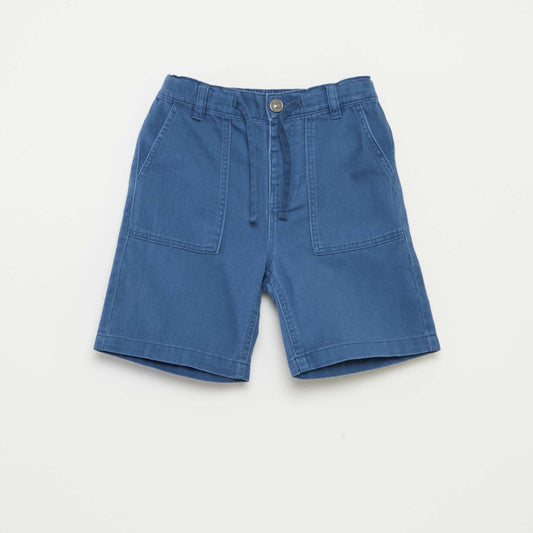 Bermuda en twill BLEU