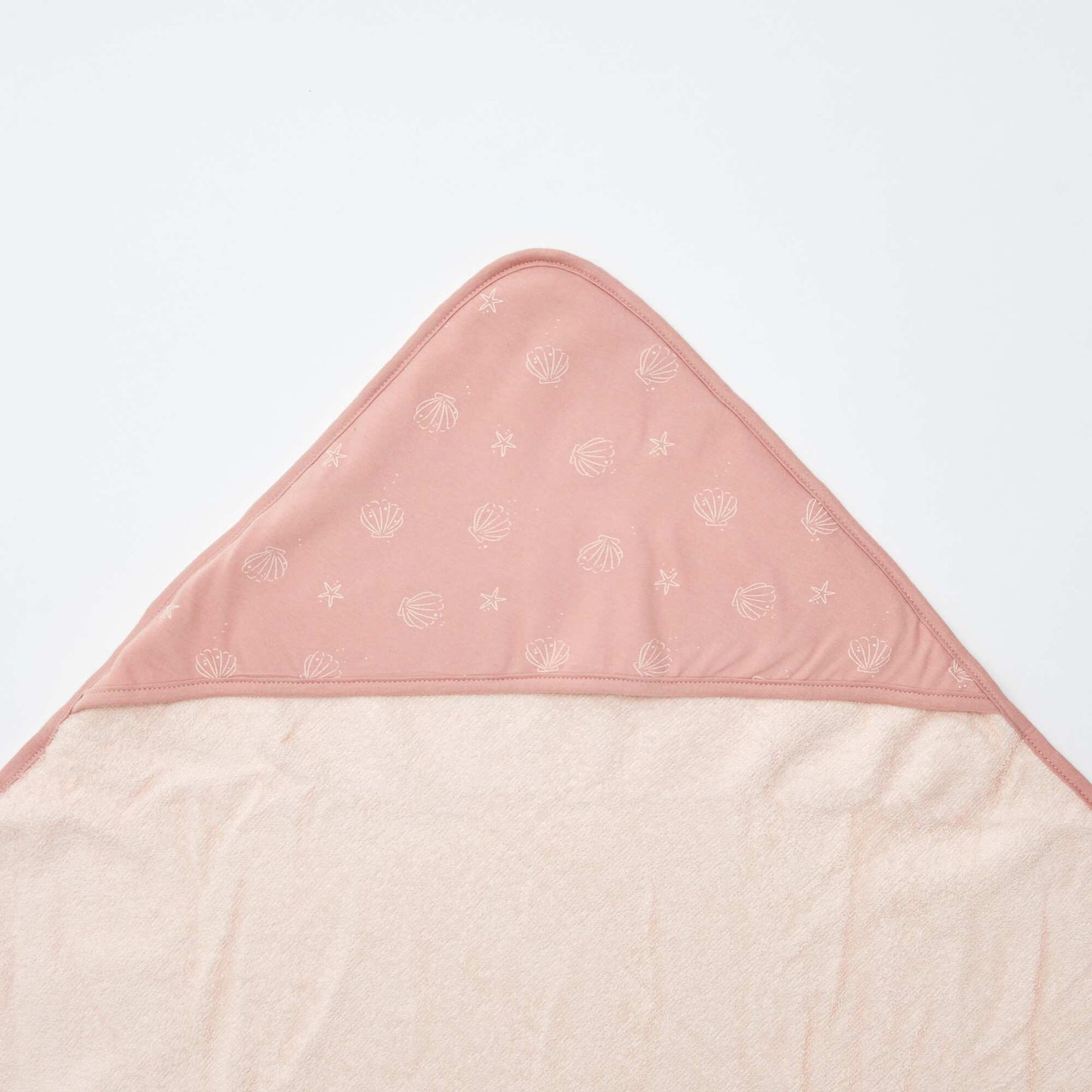 Cape de bain en éponge à motif ROSE