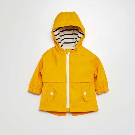 Parka à capuche JAUNE