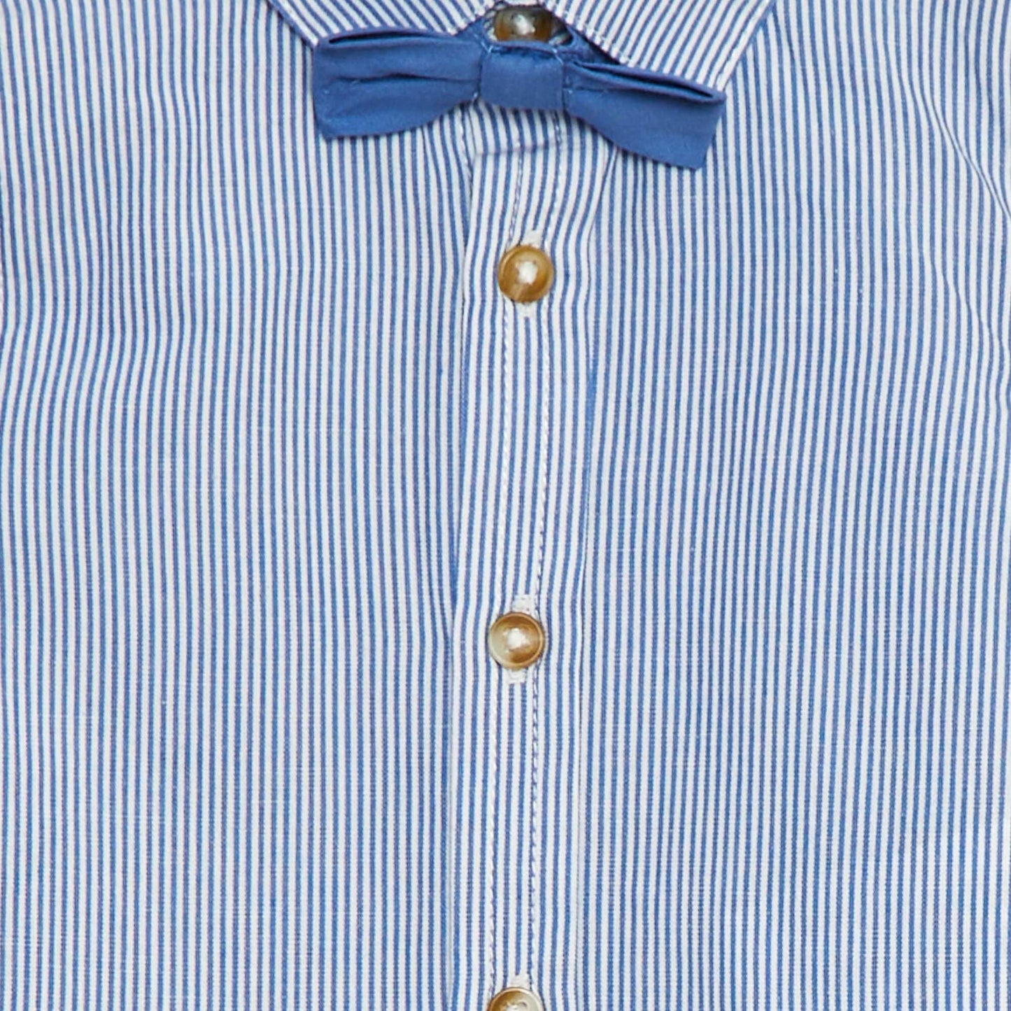 Chemise avec nœud papillon BLEU