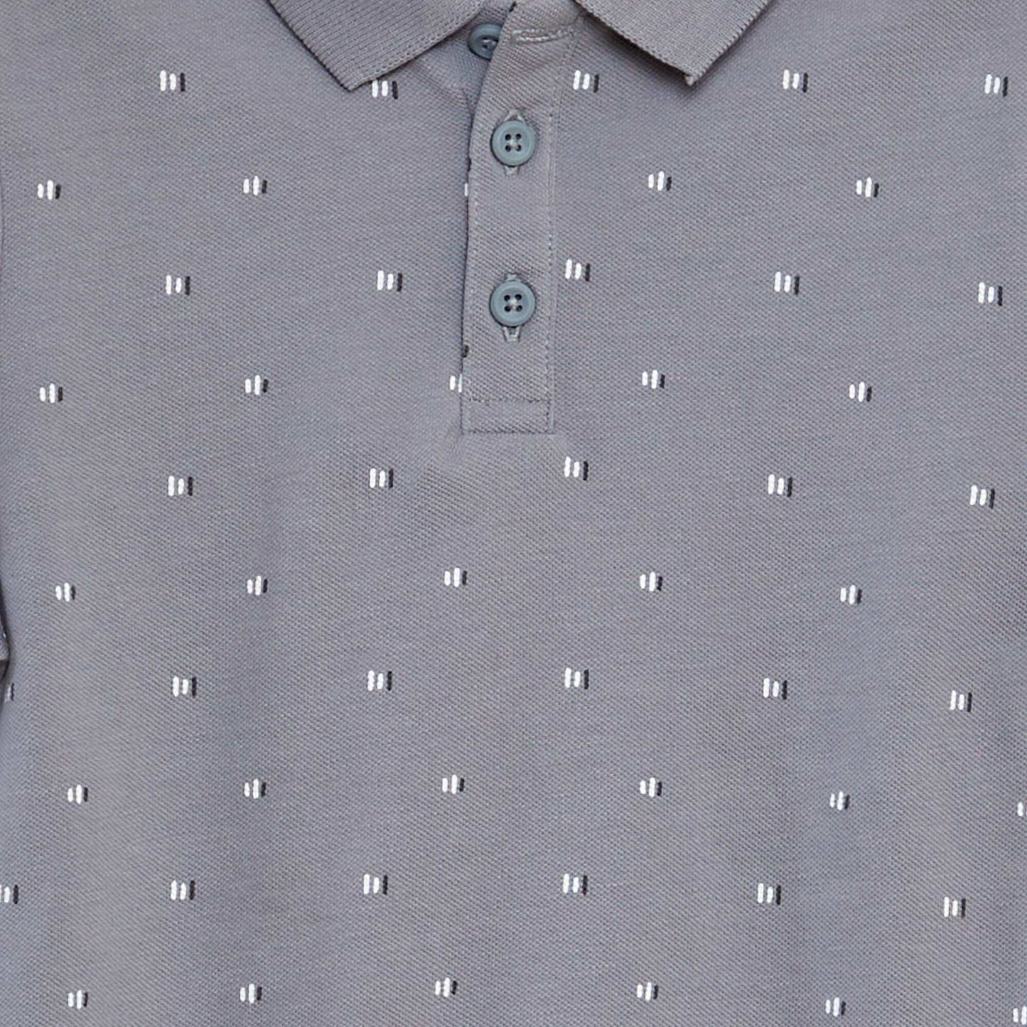 Polo en maille piquée GRIS