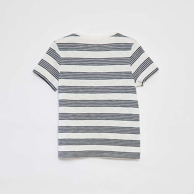 Polo à col tunisien BLEU