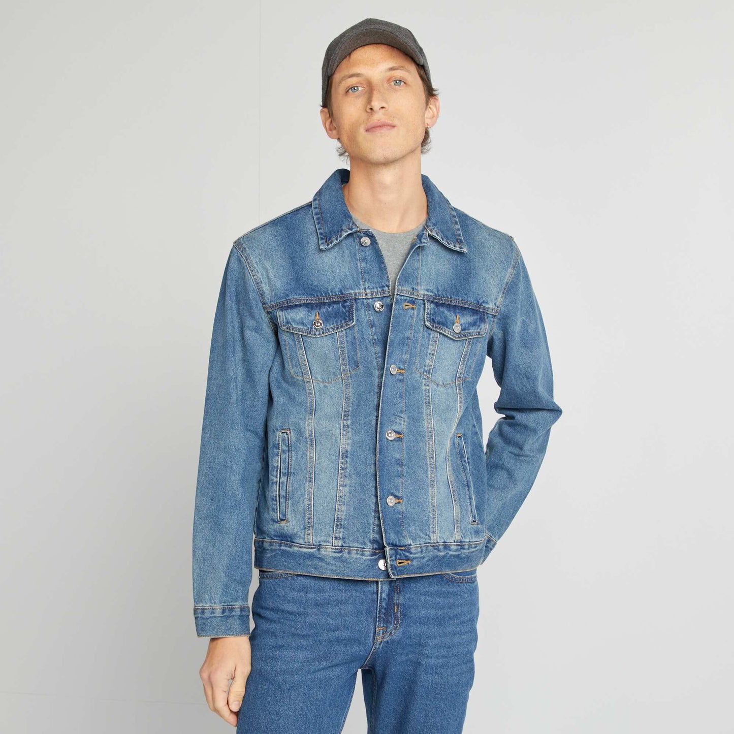 Veste denim boutonnée DENIM