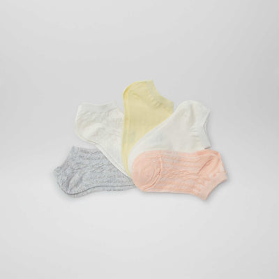 Chaussettes invisibles fantaisies ROSE
