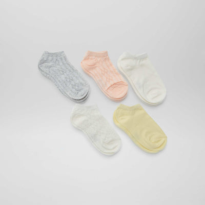 Chaussettes invisibles fantaisies ROSE