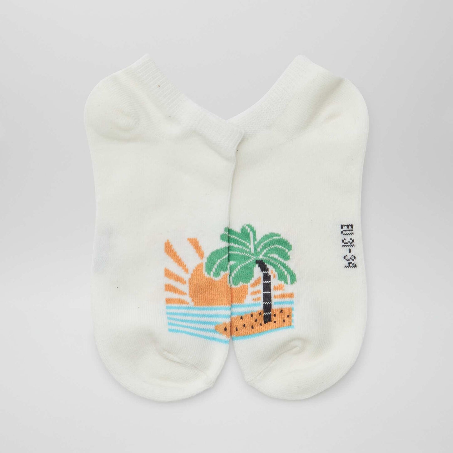 Lot de chaussettes invisibles imprimées KAKI