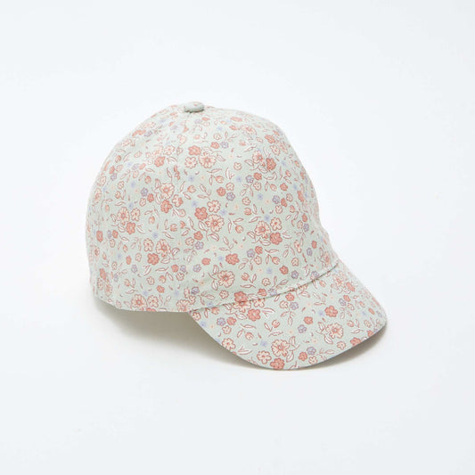 Casquette en toile à motif BLEU