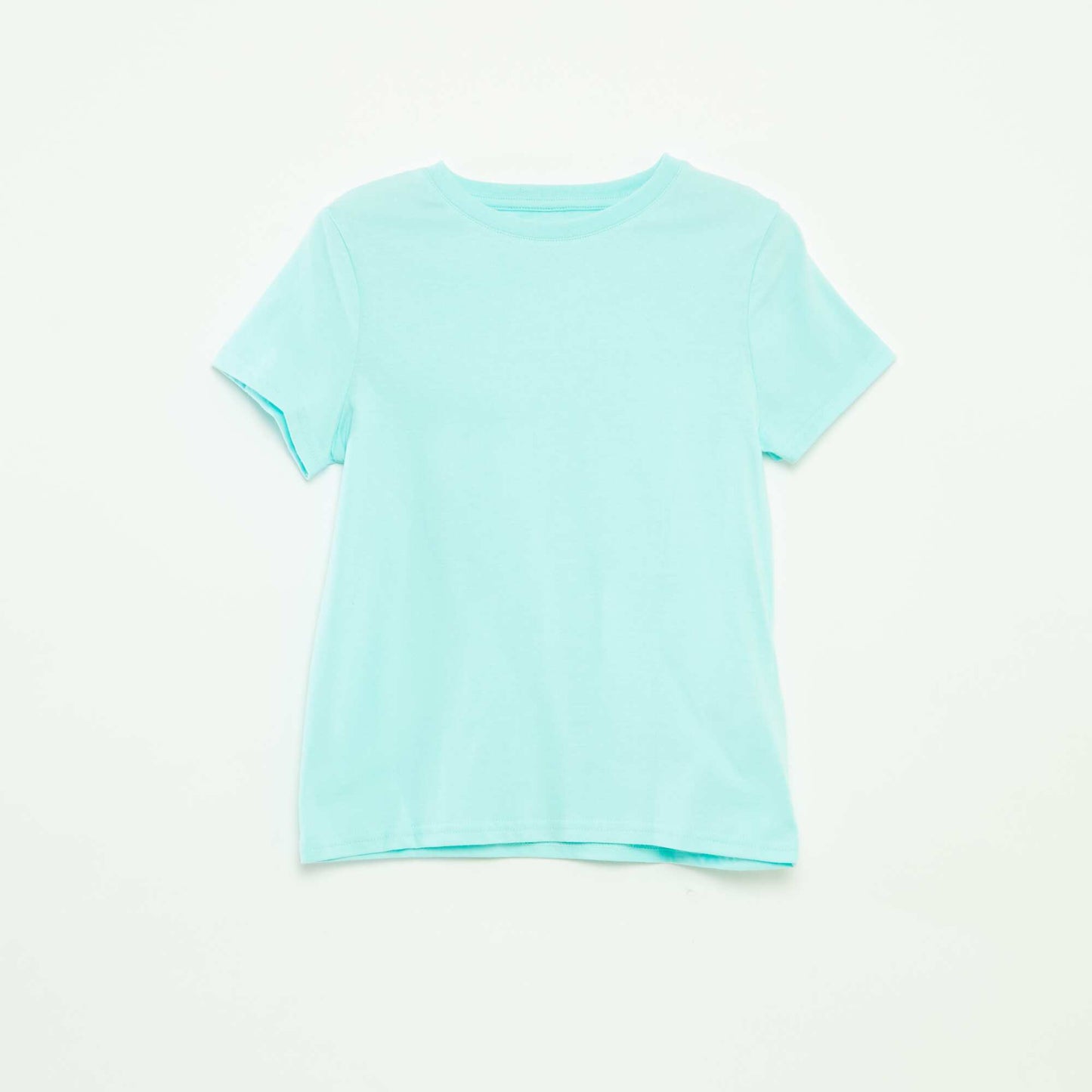 Lot de 2 t-shirts à manches courtes et col rond BLEU