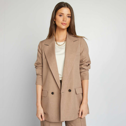 Veste blazer oversize BEIGE