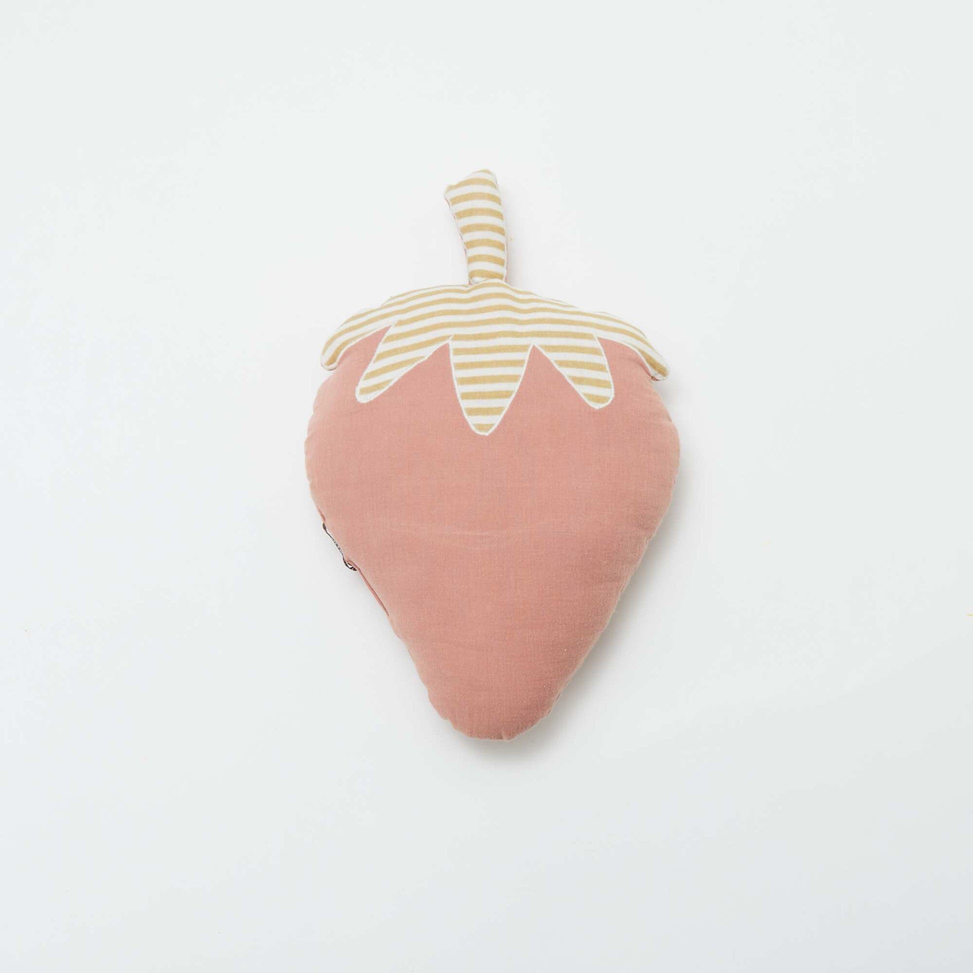 Coussin en forme de fruits et légumes - fraise ROSE