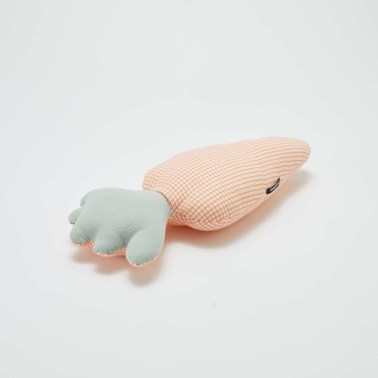 Coussin en forme de fruits et légumes - carotte ORANGE