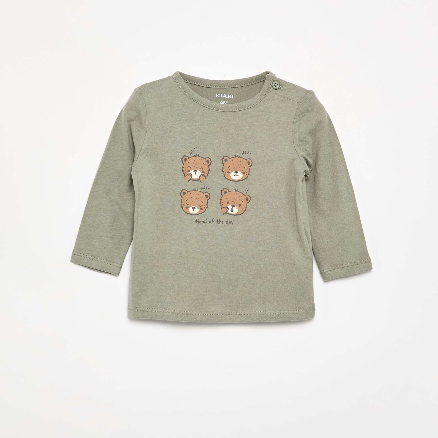 T-shirt à manches longues avec animation VERT