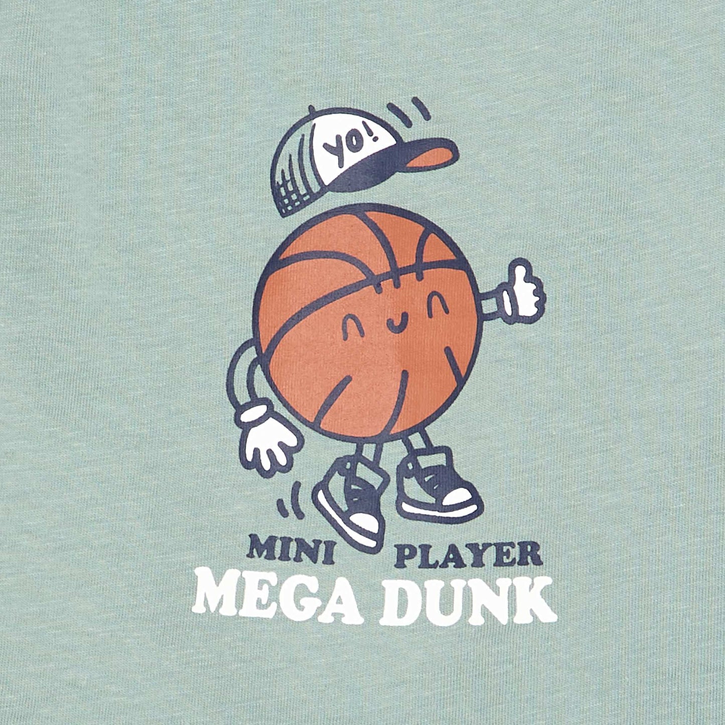 T-shirt à manches longues avec animation BLEU