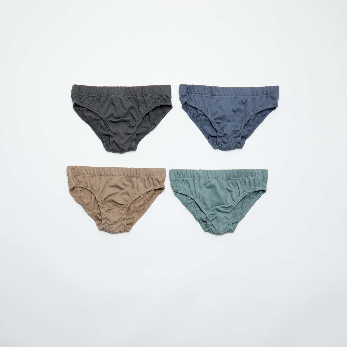 Lot de 7 slips à imprimés GRIS