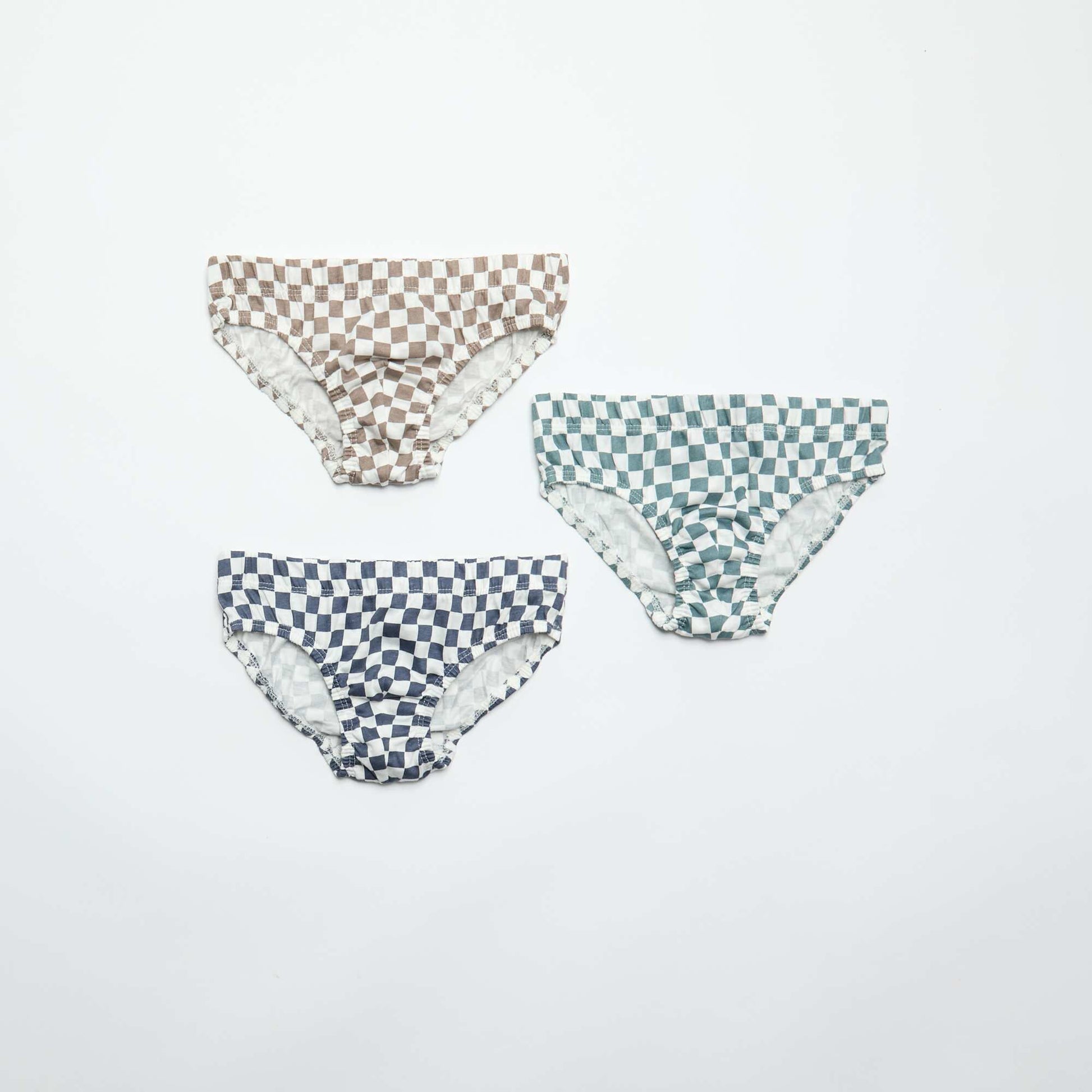 Lot de 7 slips à imprimés GRIS