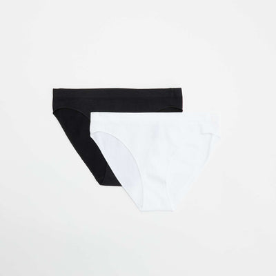 Lot de 2 culottes unies BLANC
