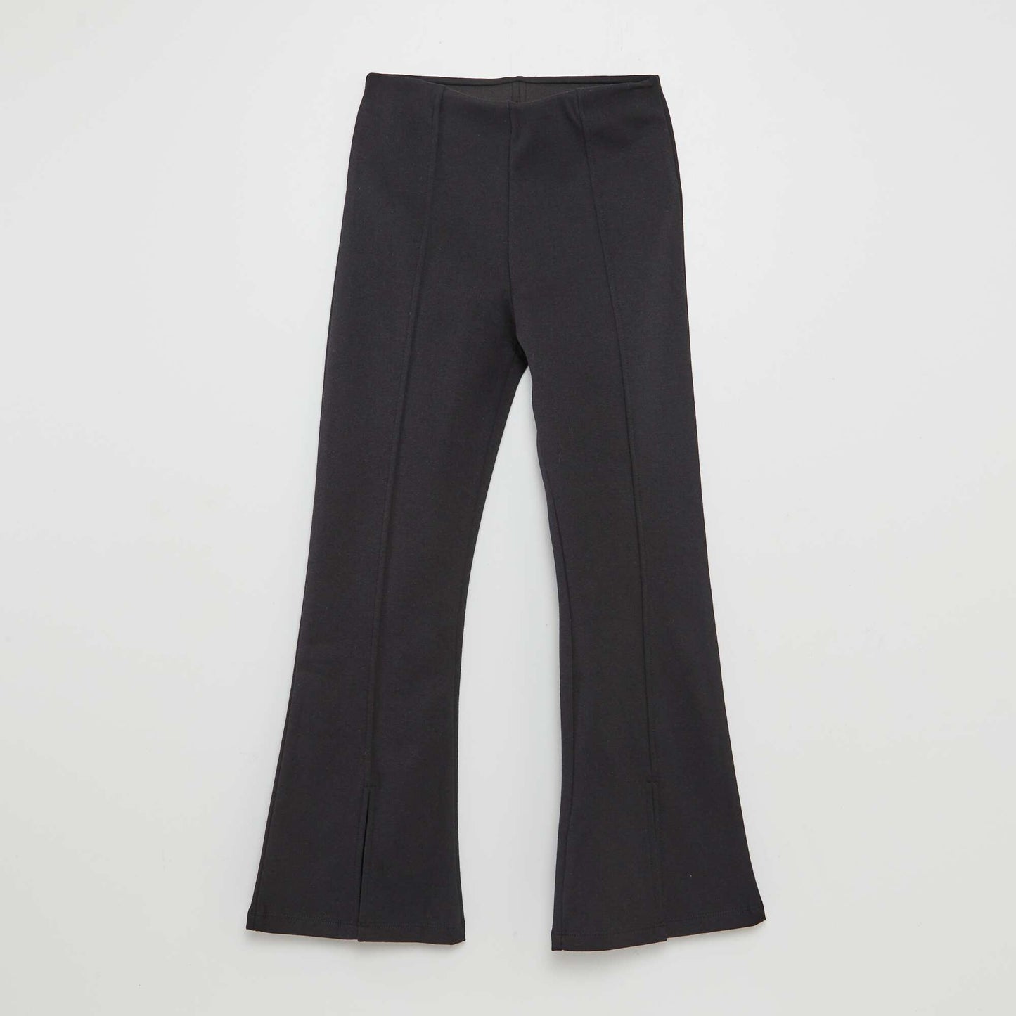 Pantalon maille flare noir