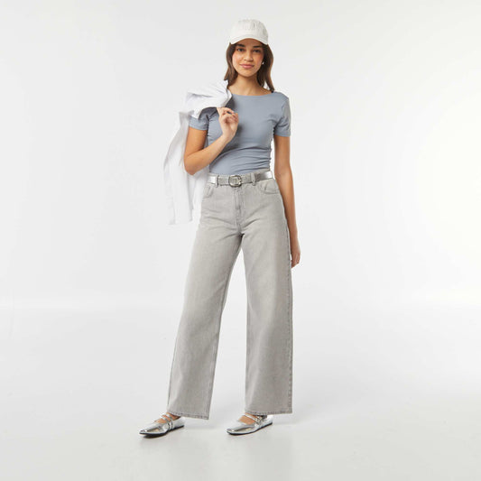 Jean large GRIS
