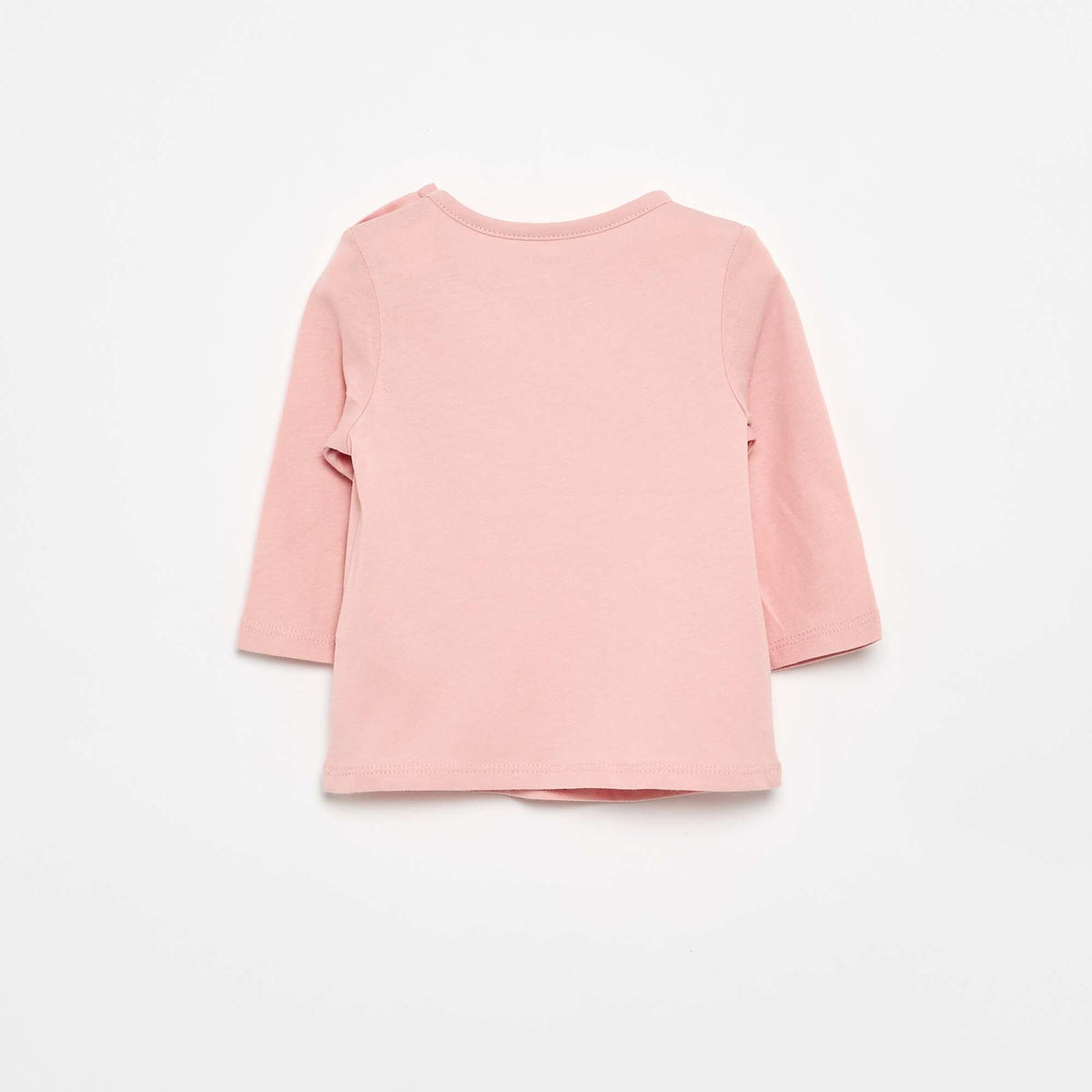 T-shirt à manches longues avec imprimé ROSE