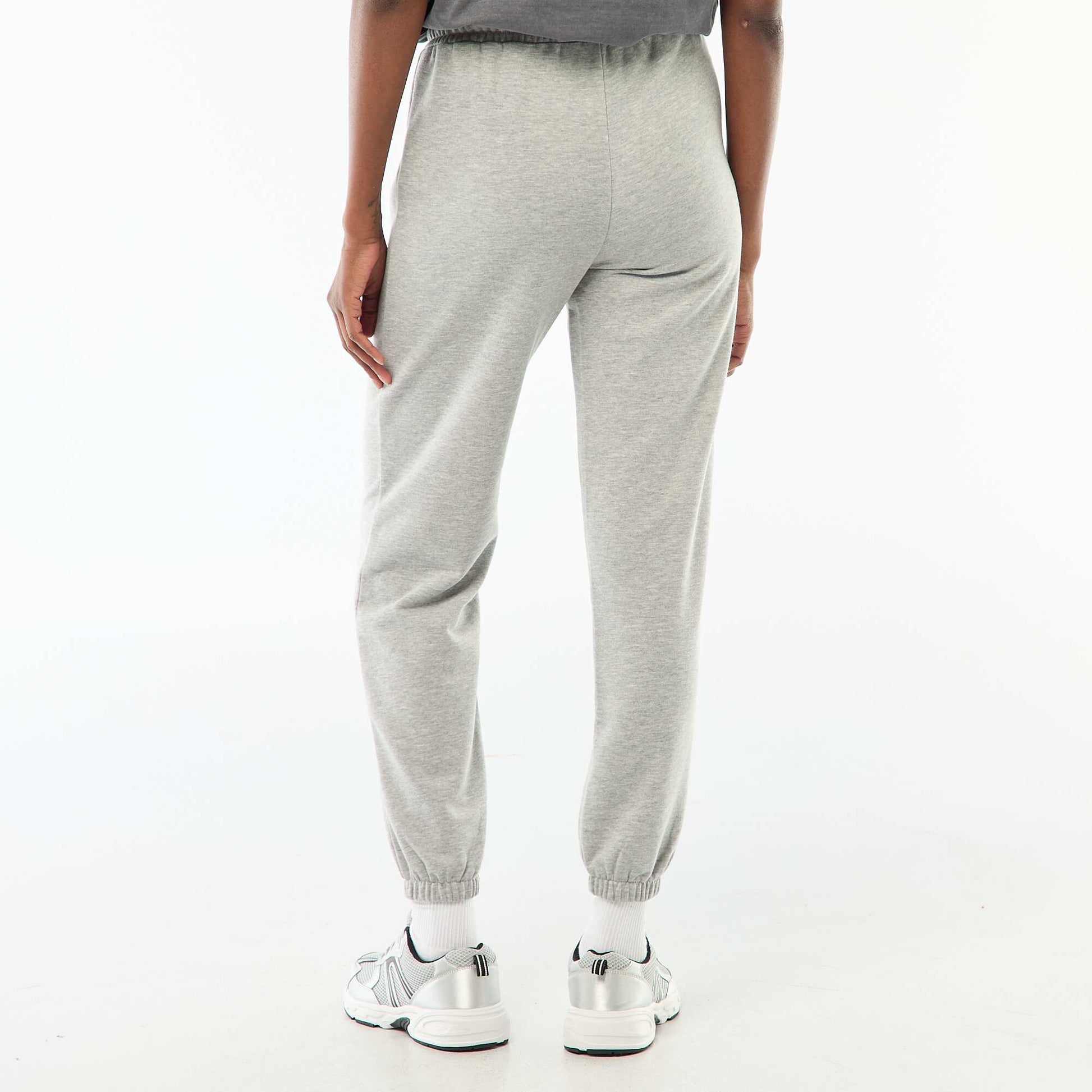 Pantalon jogging French terry femme GRIS