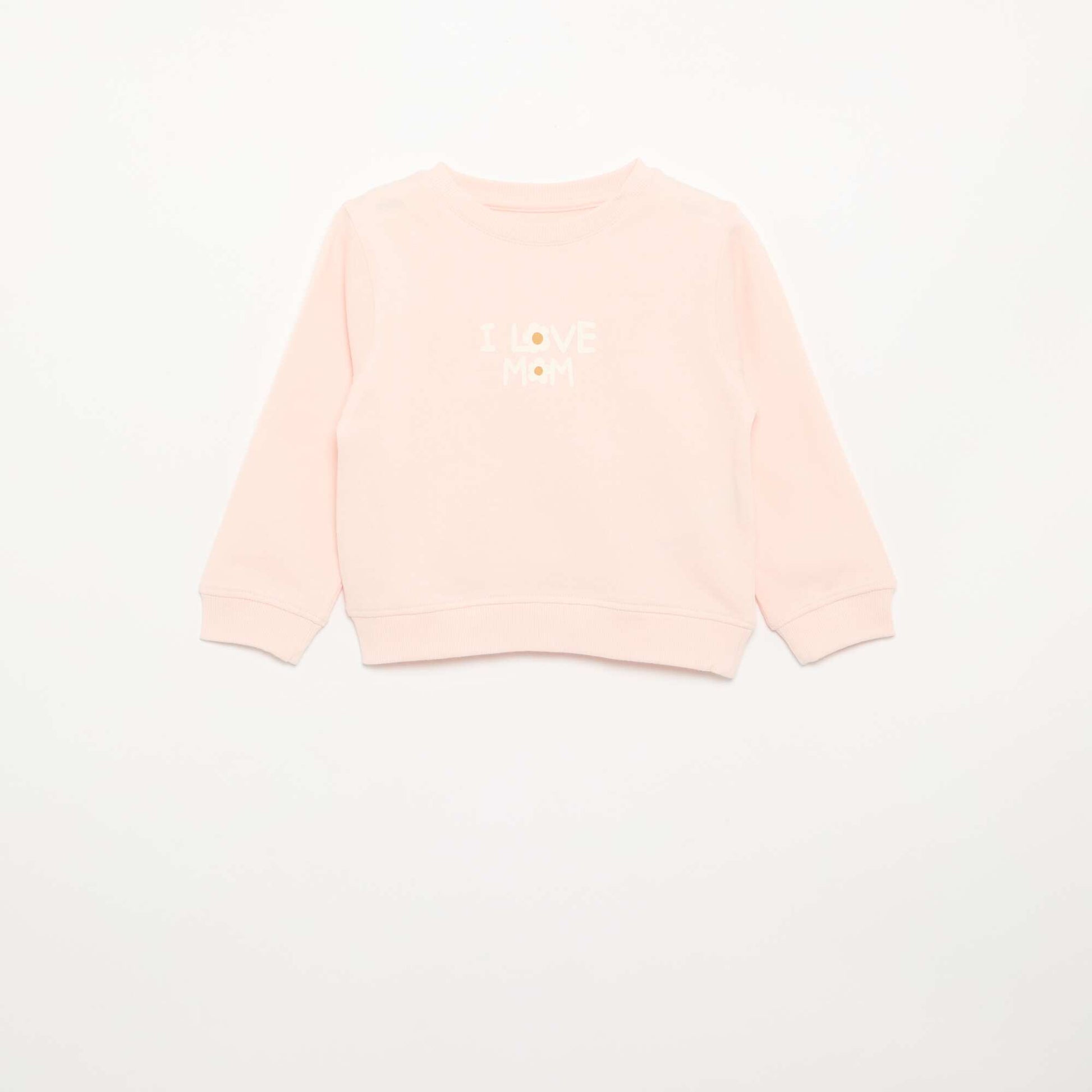 Sweat à manches longues avec imprimé ROSE
