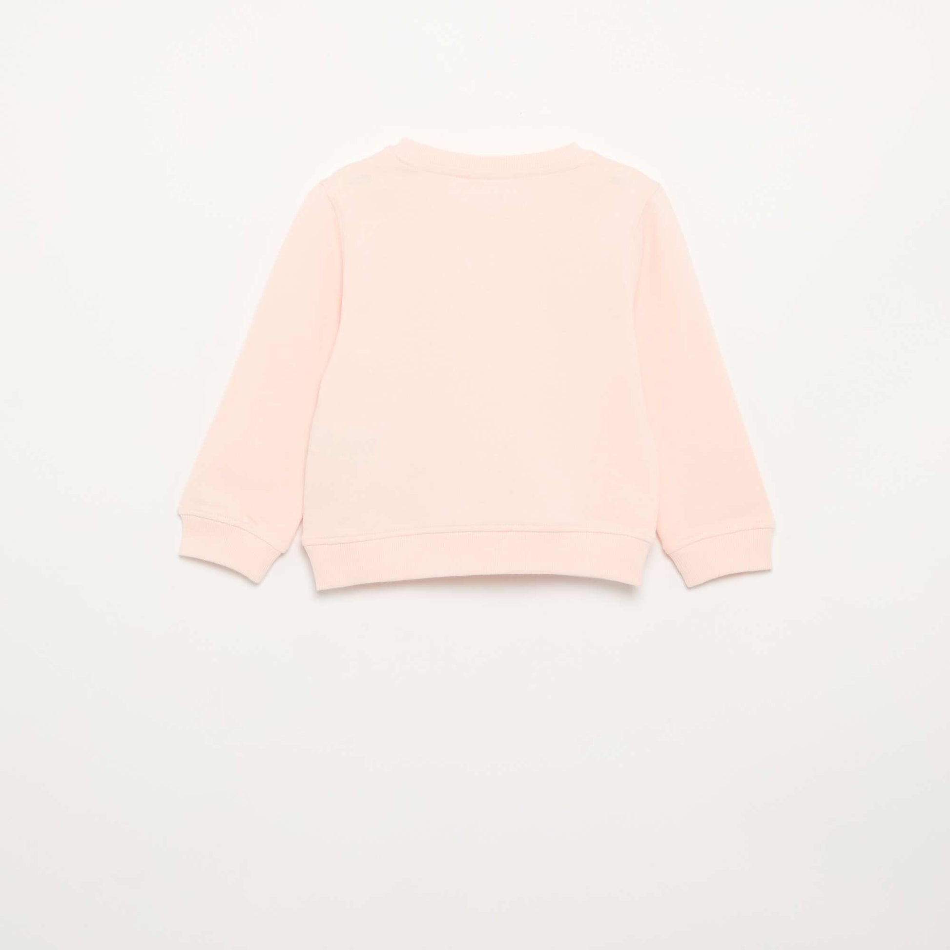 Sweat à manches longues avec imprimé ROSE