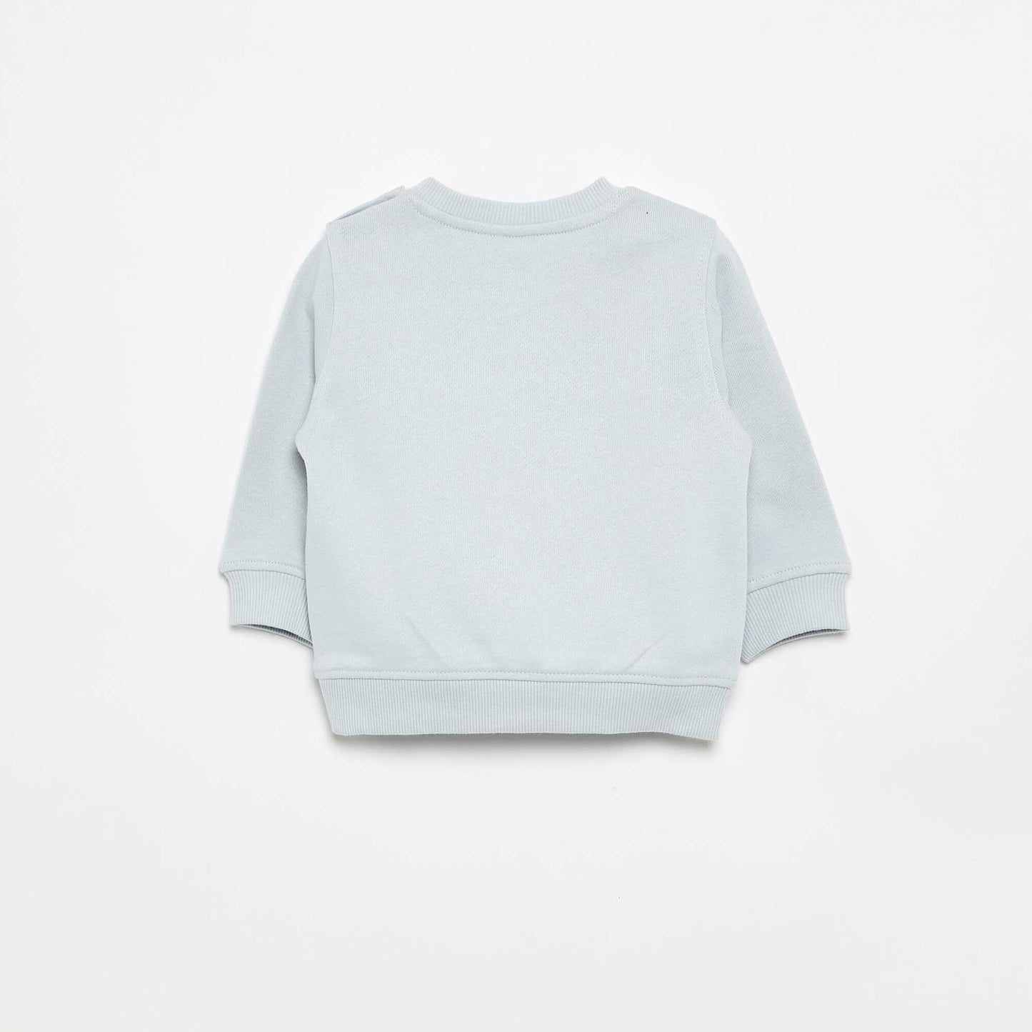 Sweat à manches longues avec imprimé BLEU