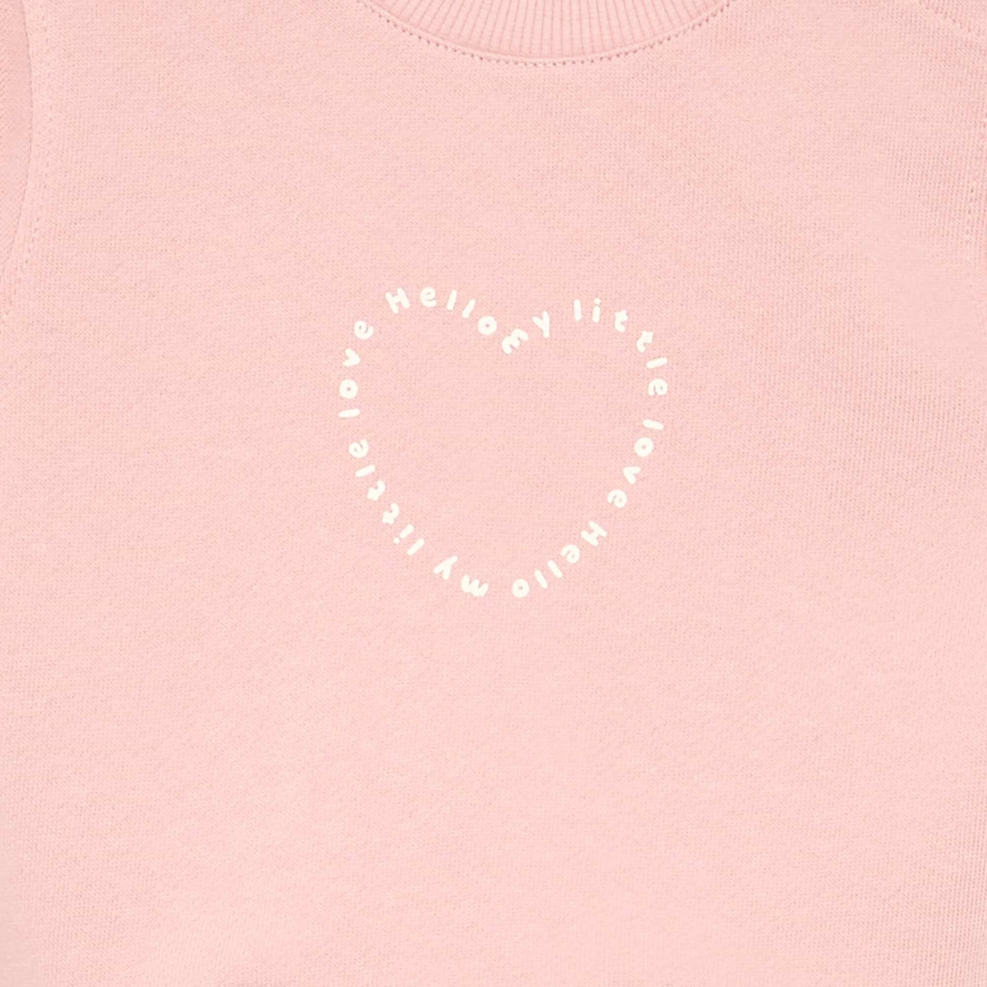 Sweat à manches longues avec imprimé ROSE