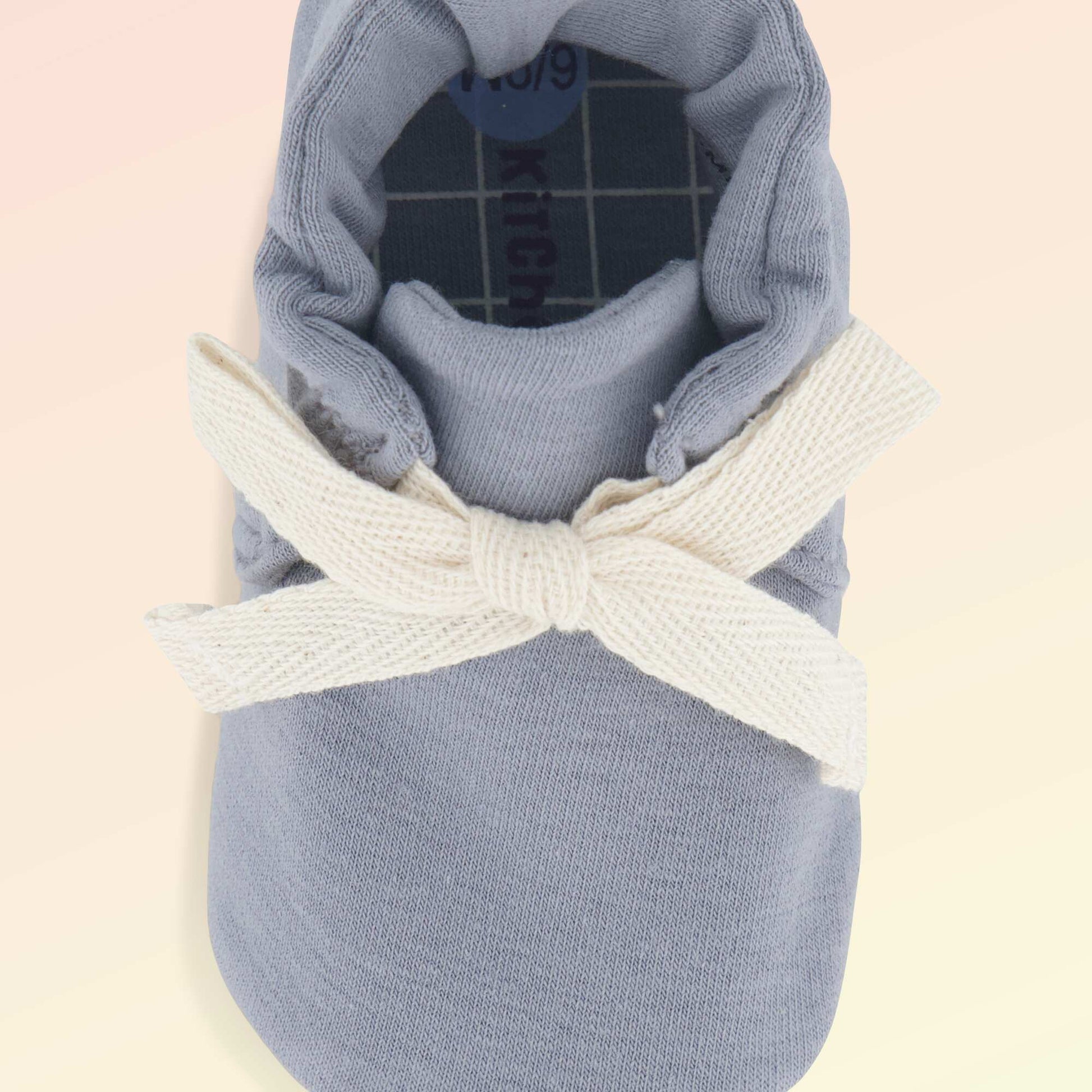 Chaussons motricité 1 'se retourner' - Kitchoun BLEU