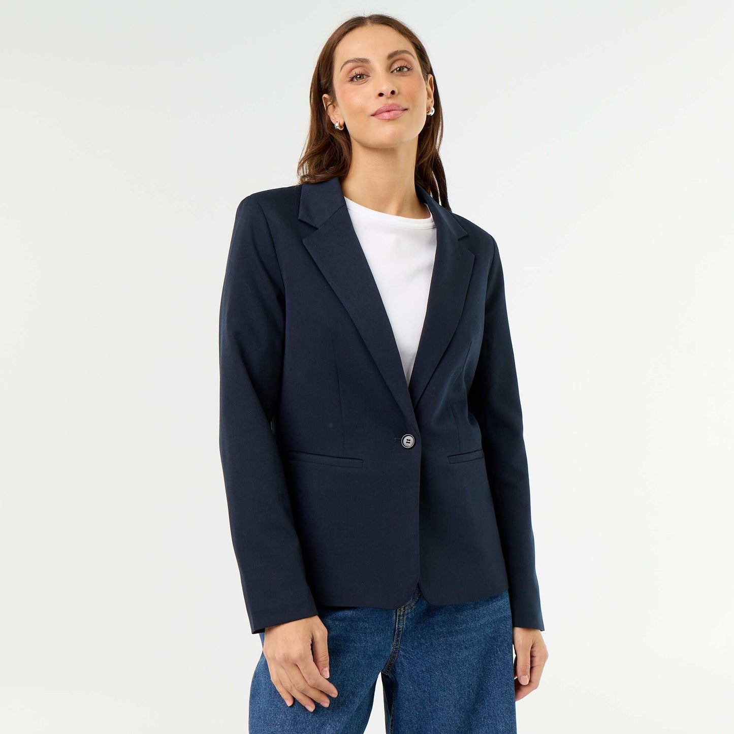 Veste de tailleur à manches longues BLEU