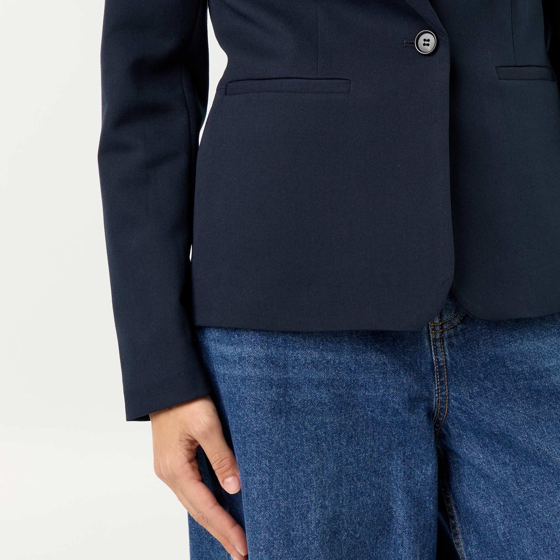 Veste de tailleur à manches longues BLEU