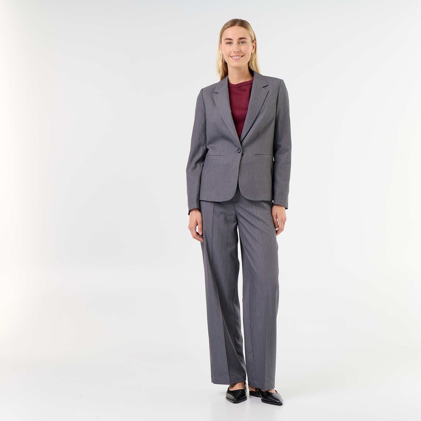 Veste de tailleur à manches longues GRIS