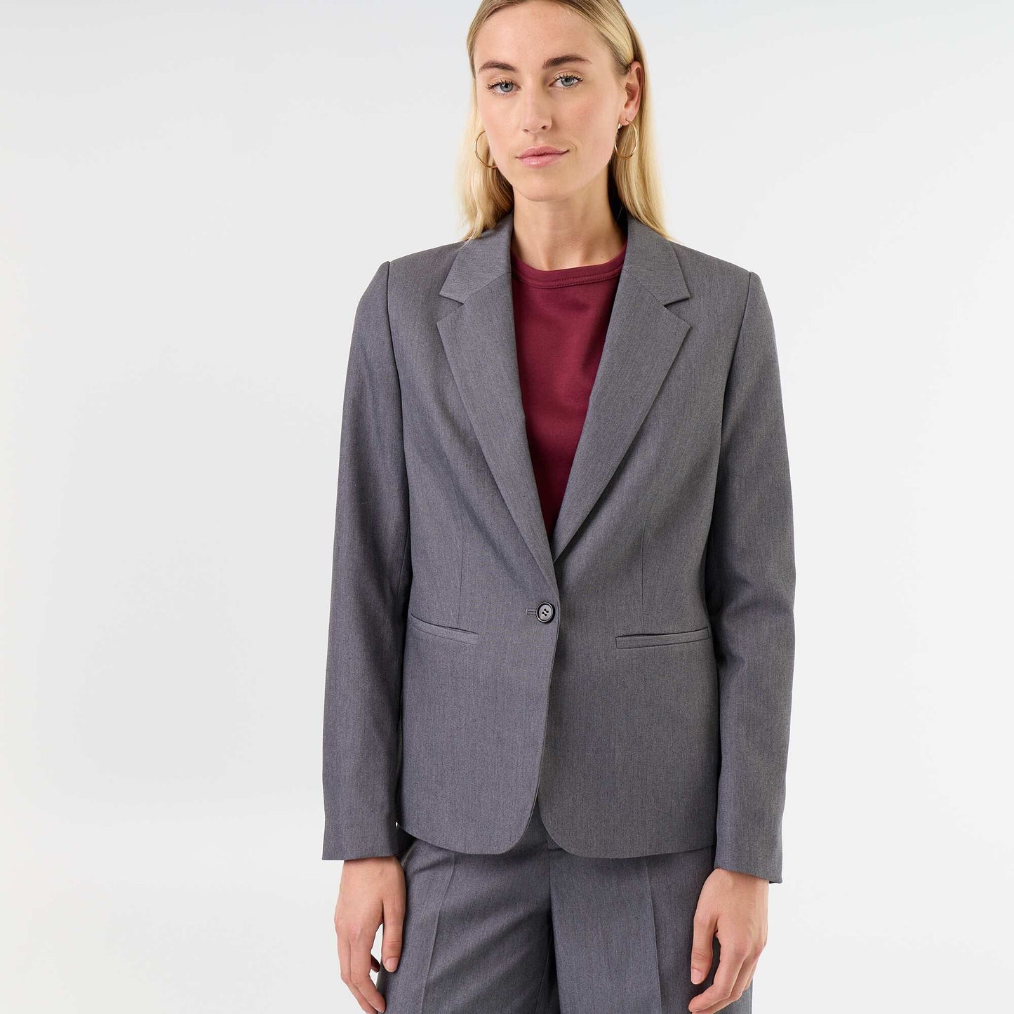 Veste de tailleur à manches longues GRIS