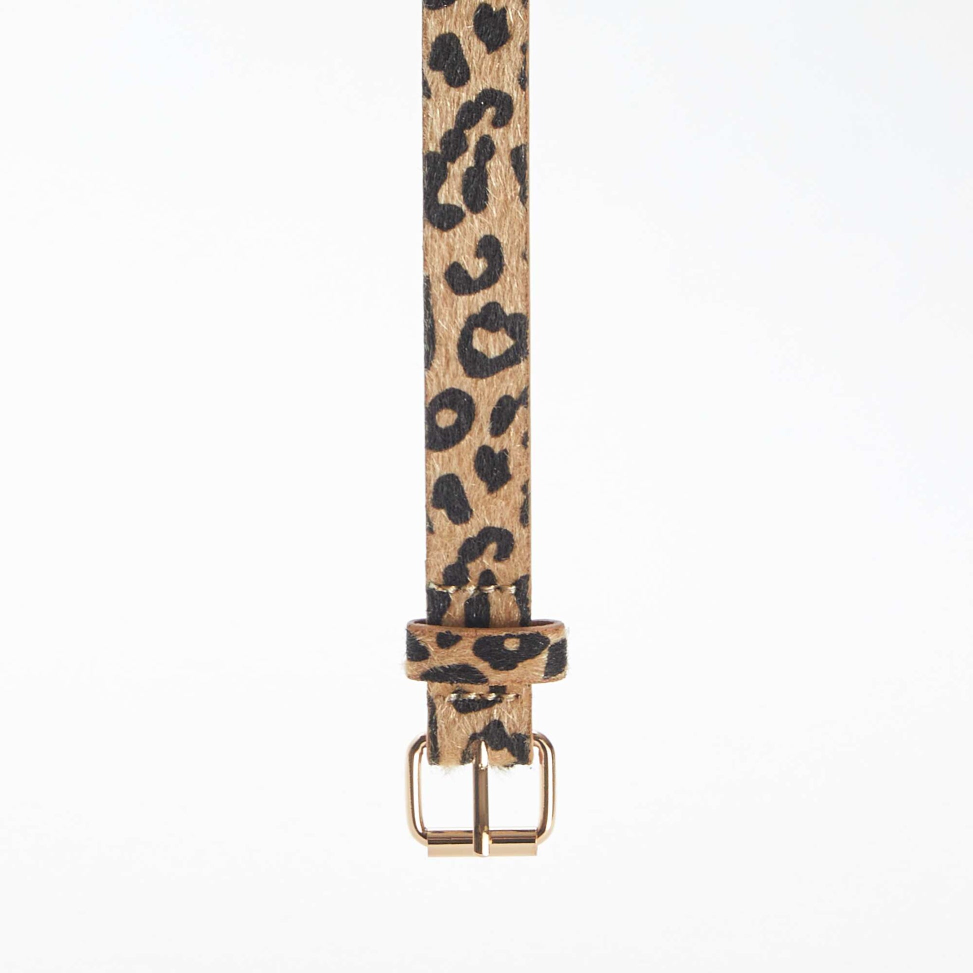 Ceinture fine imprimé léopard LéOPARD