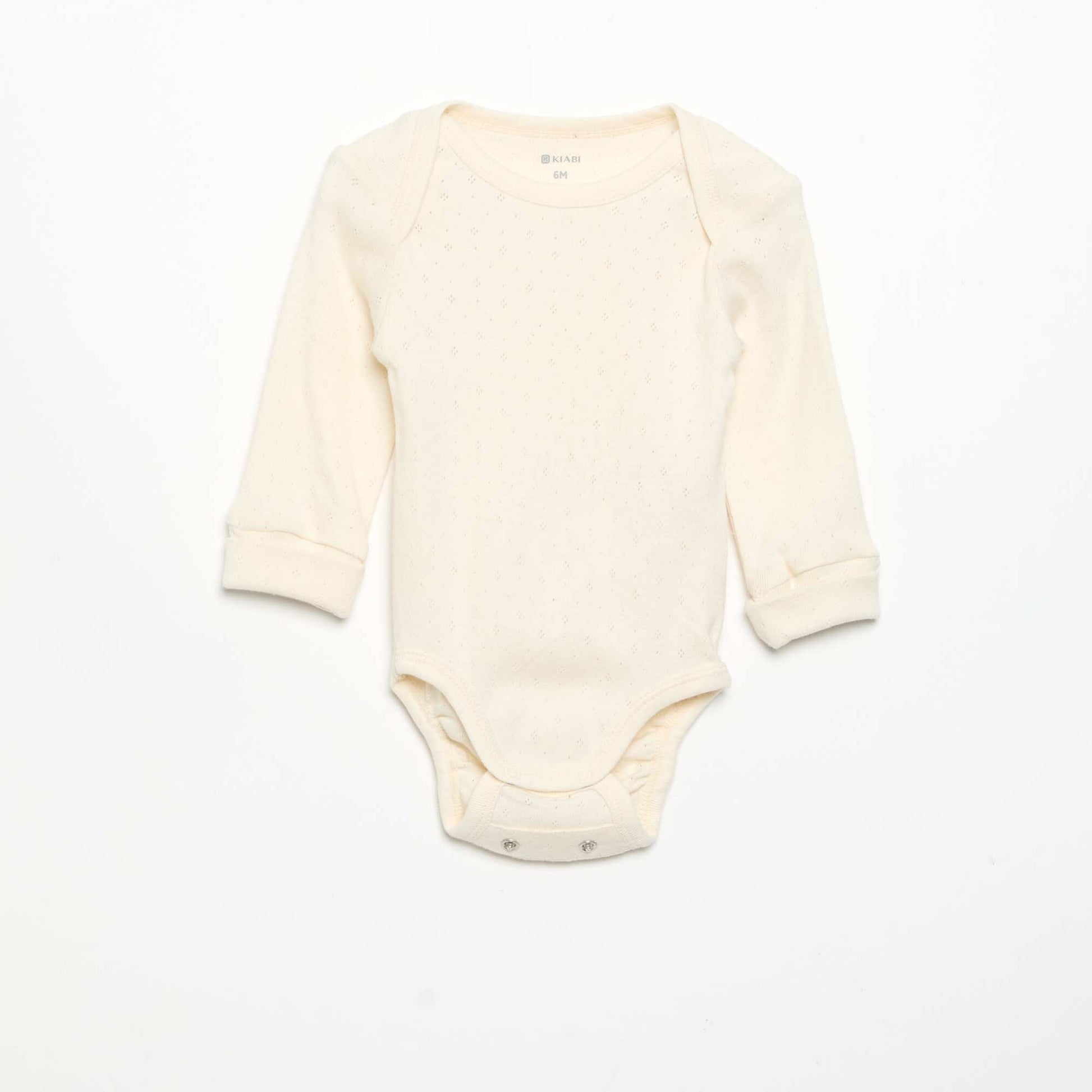 Lot de 3 bodies évolutifs col US et manches longues ROSE