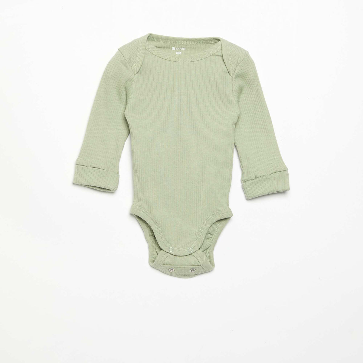 Lot de 3 bodies évolutifs col US et manches longues VERT