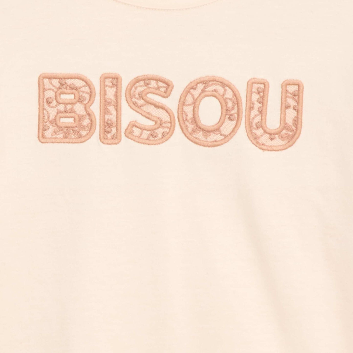 T-shirt manches longues avec sequins ROSE