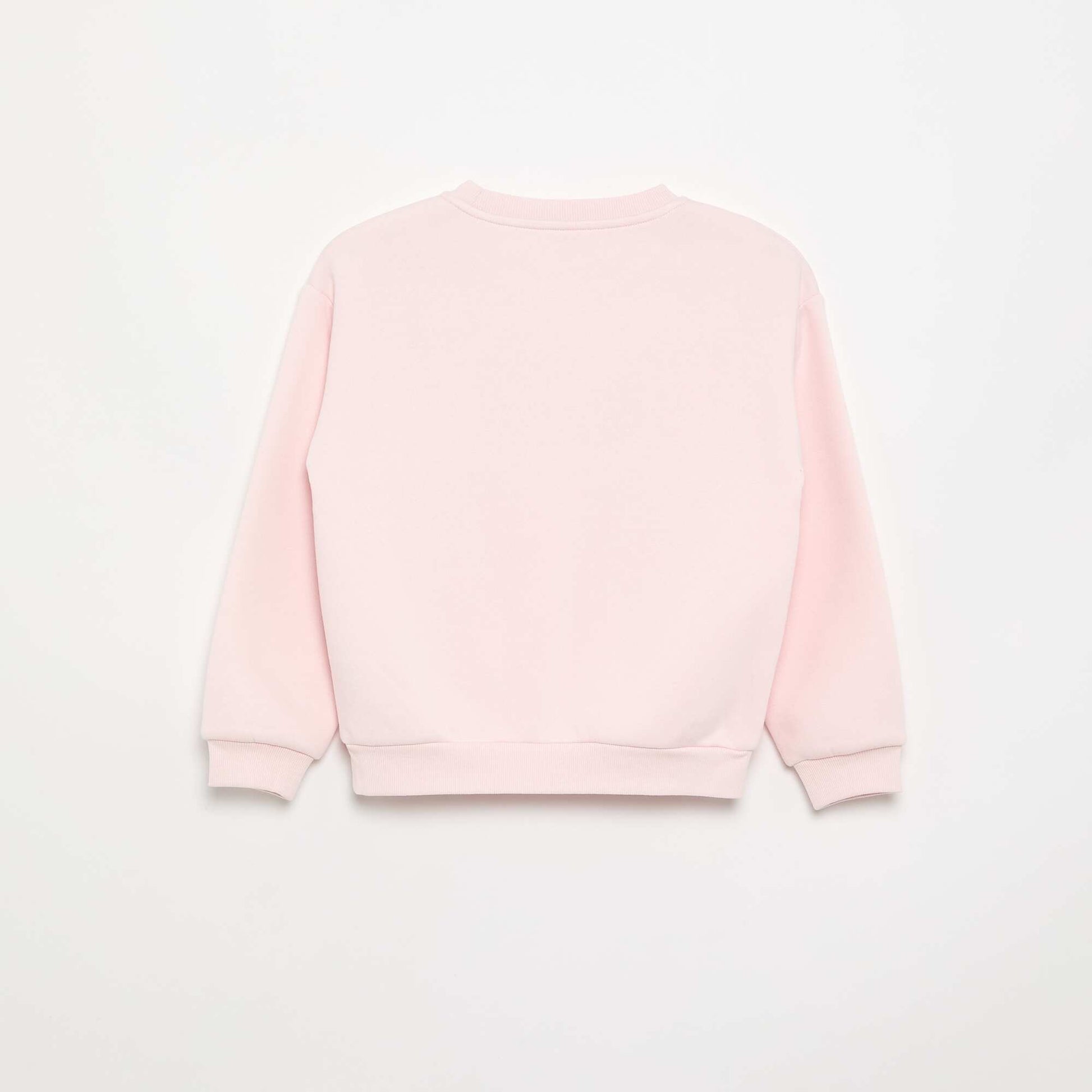 Sweat à manches longues avec imprimé ROSE
