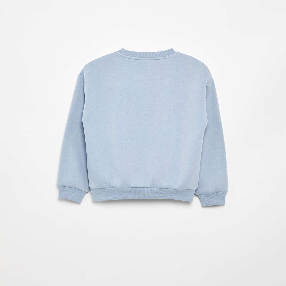 Sweat à manches longues avec imprimé BLEU