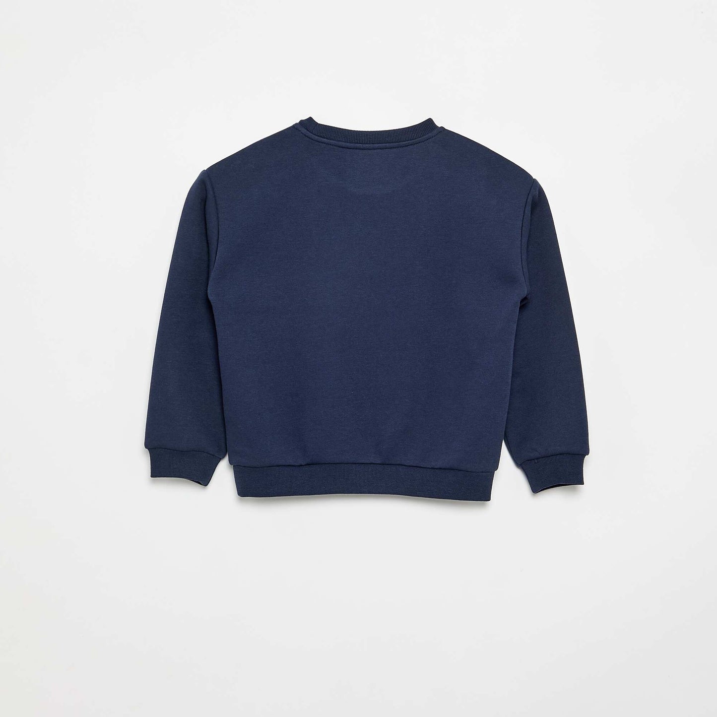 Sweat à manches longues avec imprimé BLEU